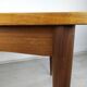 Scandinavian extendable table teak
