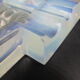 Art-deco opalescent glass ashtray A. Hunebelle