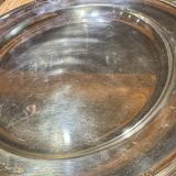 Large serving platter, silver-plated, Fracalanza, Brazil, 20th century.