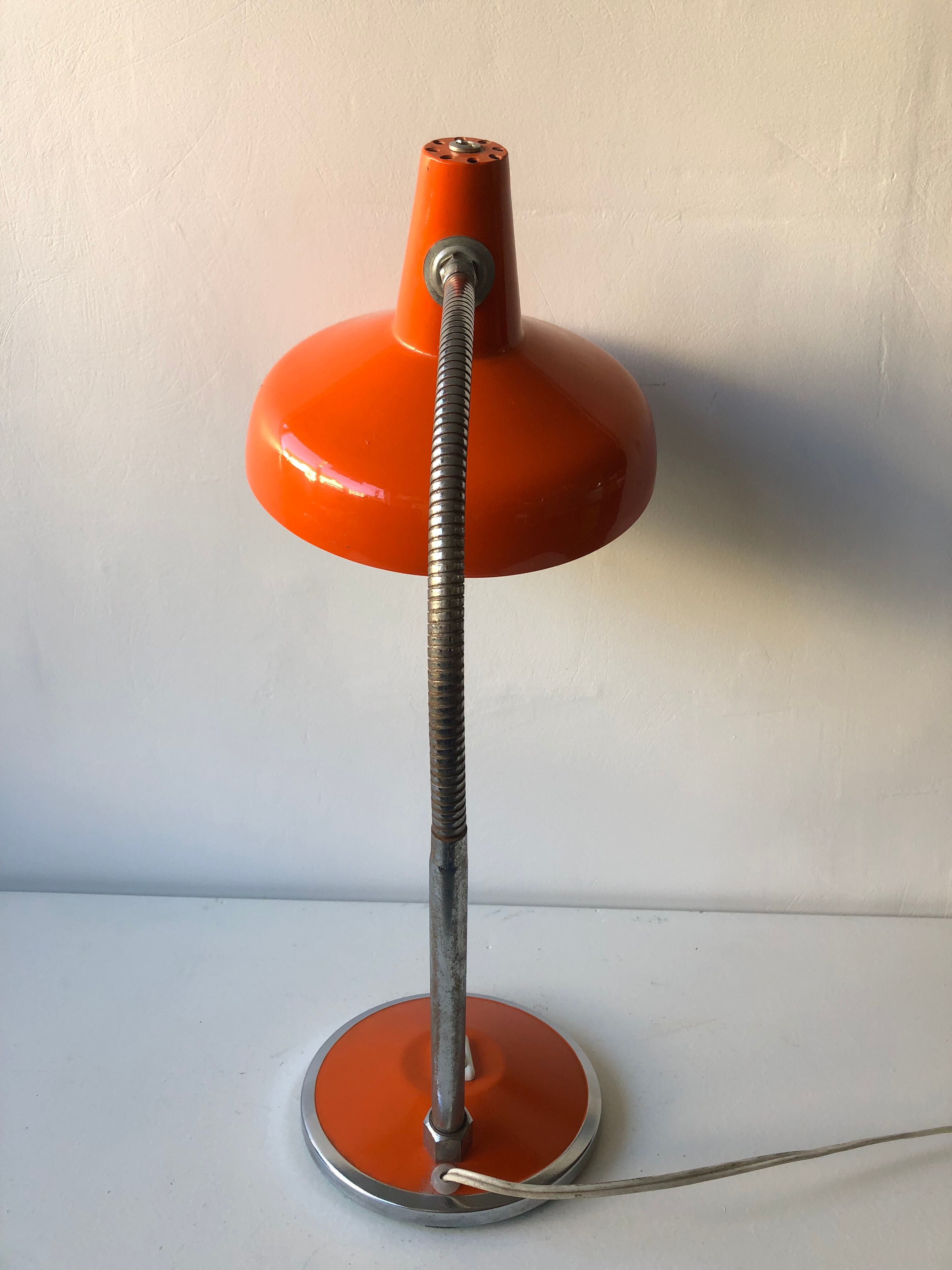 Vintage orange lamp