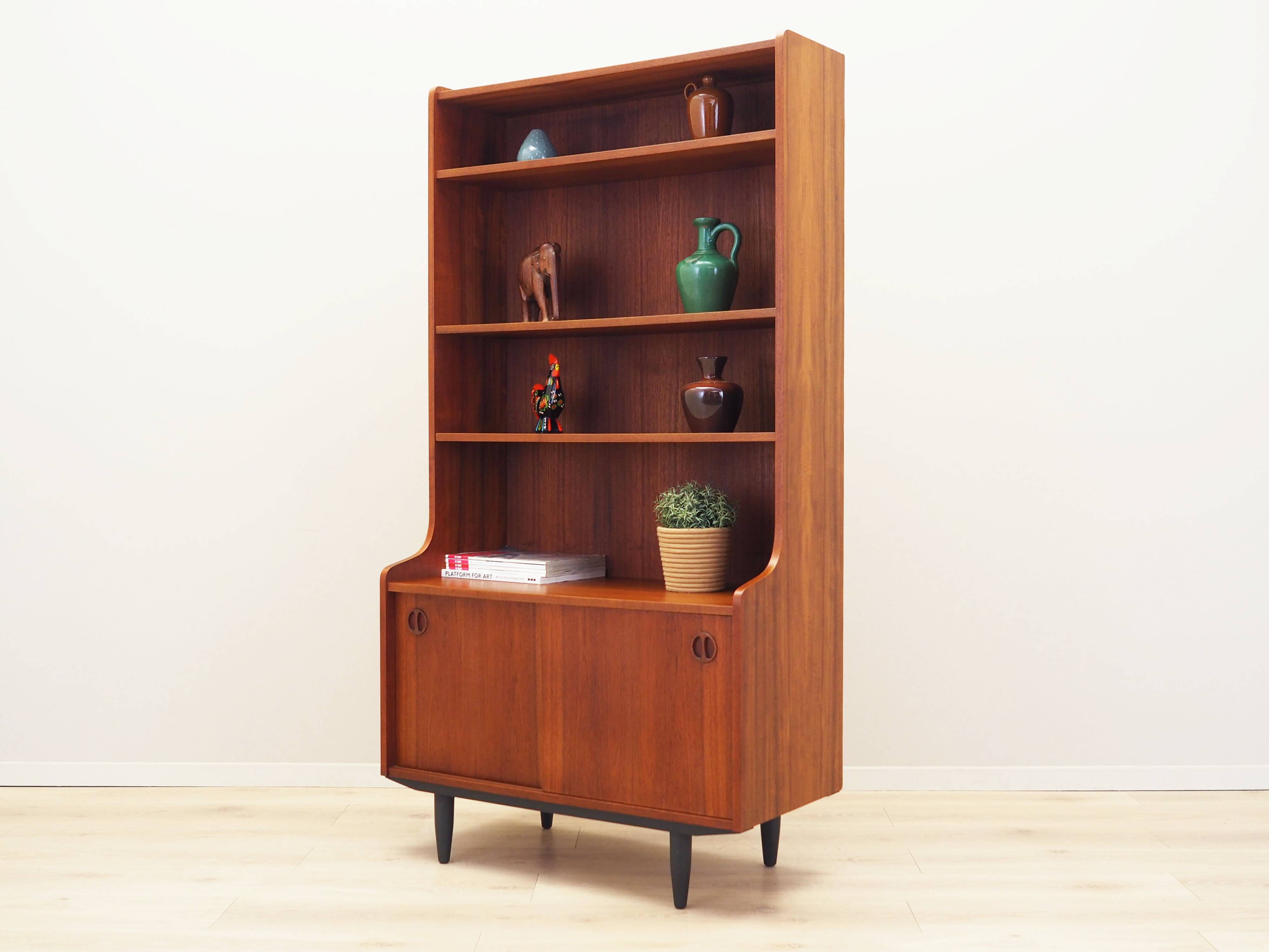 Teak bookcase, Danish design, 1970s, production: Denmark