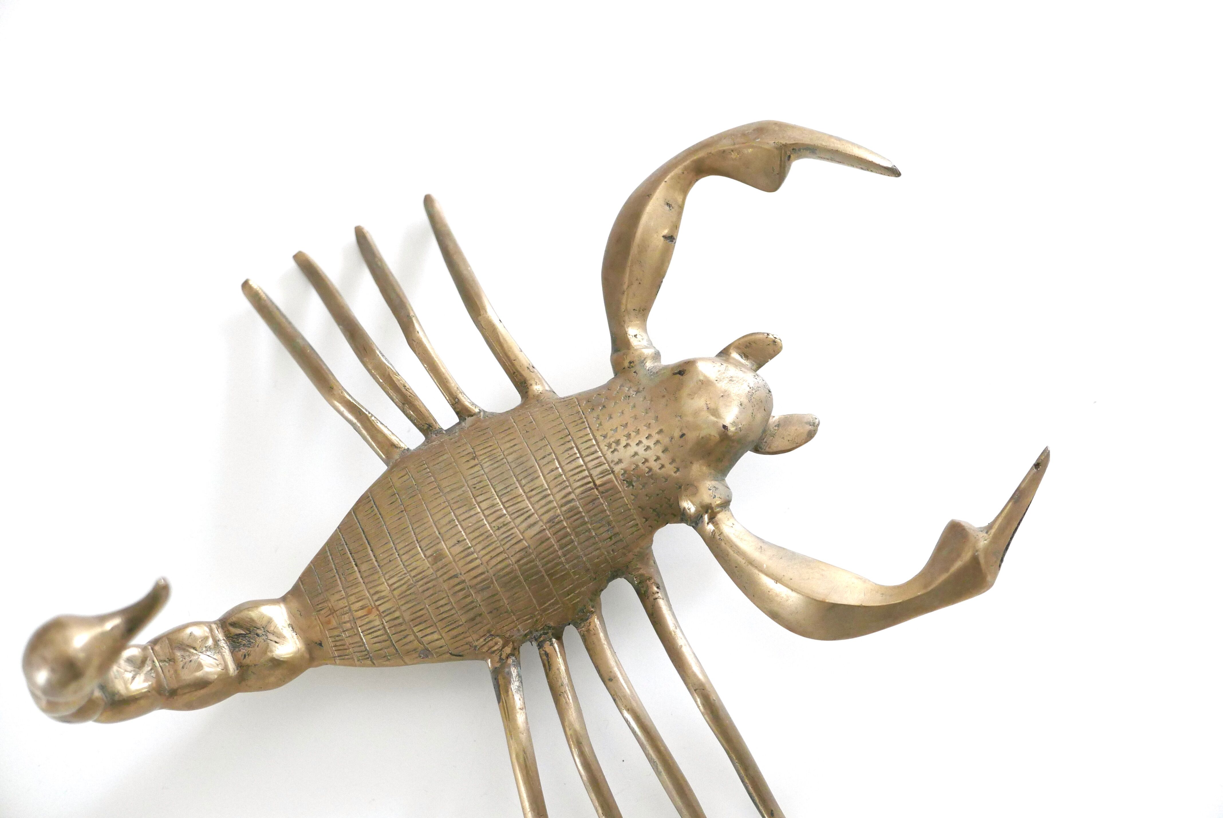 Brass scorpion, 1960s