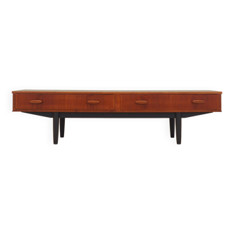 Teak lowboard, Danish design, 1960s, production: Denmark