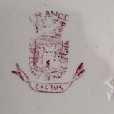 flat plate Gien / cactus