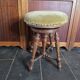 Antique adjustable piano stool