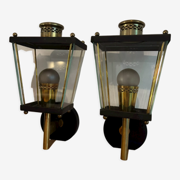 Pair of wall lamps 1970