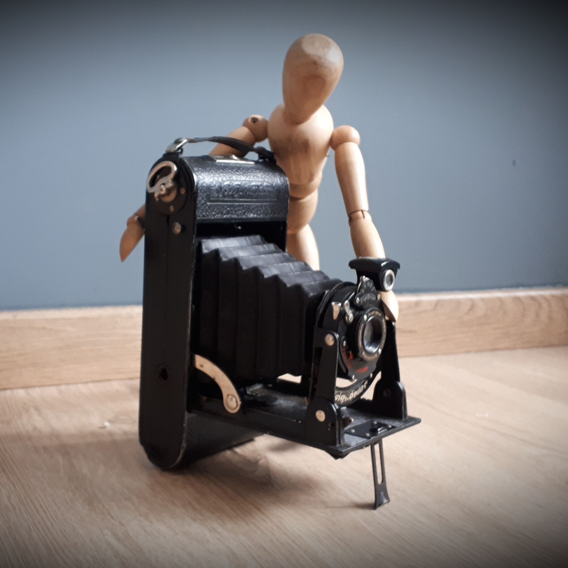 Old camera bellows Voigslander