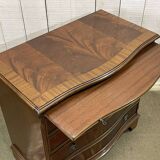 English mahogany commode from the 1950s.