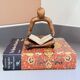 Carving Wooden Sculptures Book End, Decorative Figurine of Book Holder