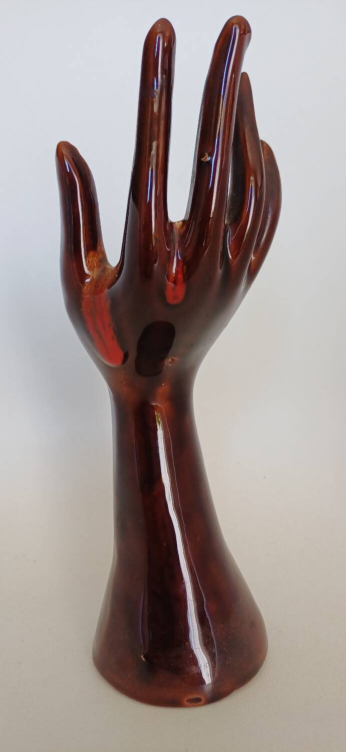 Vintage ceramic hand