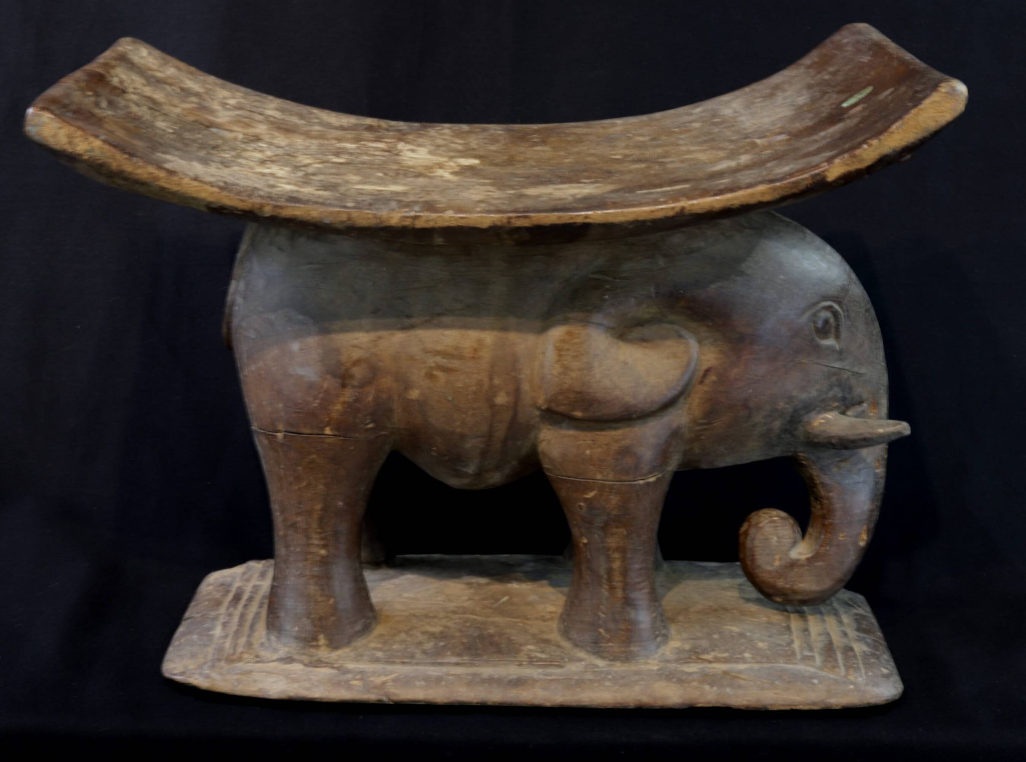Art Africain - Ancien Tabouret Akan - Côte d'Ivoire