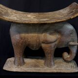 Art Africain - Ancien Tabouret Akan - Côte d'Ivoire