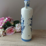 Bouteille delf blue hollandais avec bouchon de liège