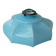 Blue Art Deco lampshade