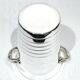 Silver metal white wine bucket