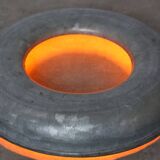 Vintage Italian Metal Donought Wall Lamp