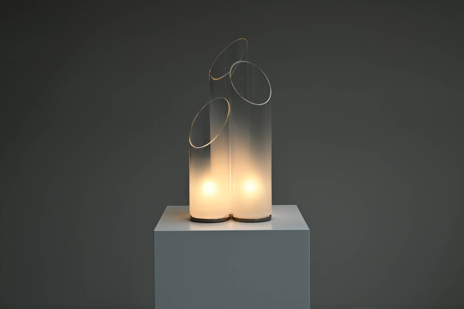 Large table lamp by Carlo Nason for Mazzega, 1960s Italy.