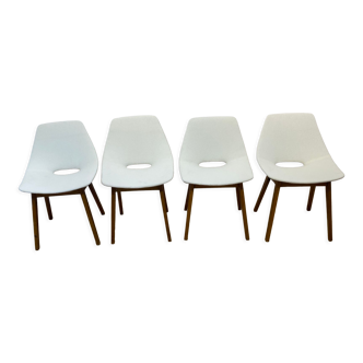 Chairs Amsterdam Pierre Guariche wooden legs Steiner 1950