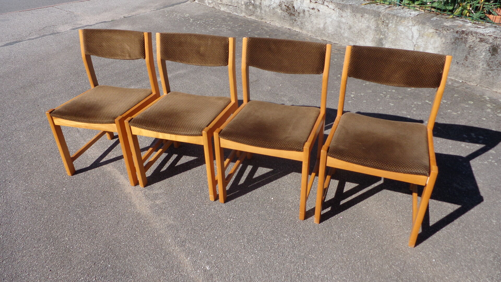 4 contemporary German chairs