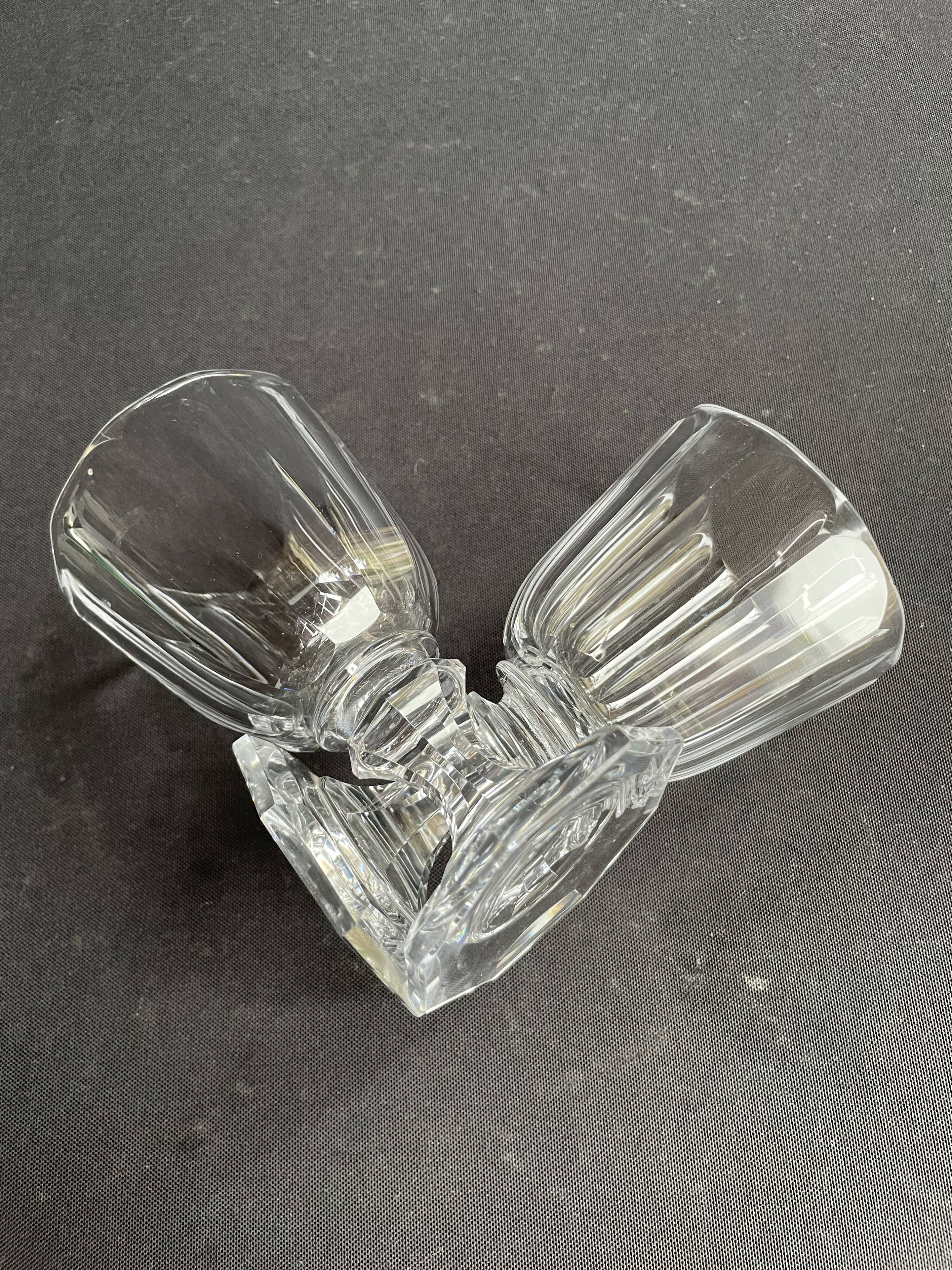 4 Wine Glasses – Strong Cut Crystal