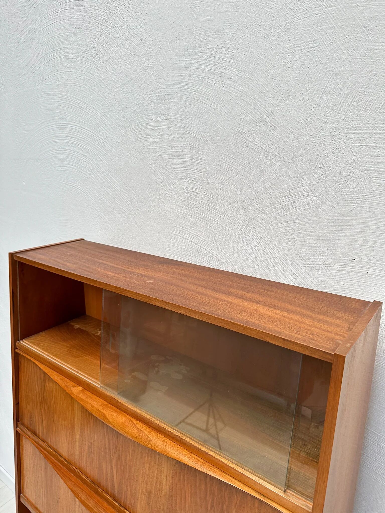 Secrétaire en noyer par Franz Ehrlich pour Hellerau, années 1950