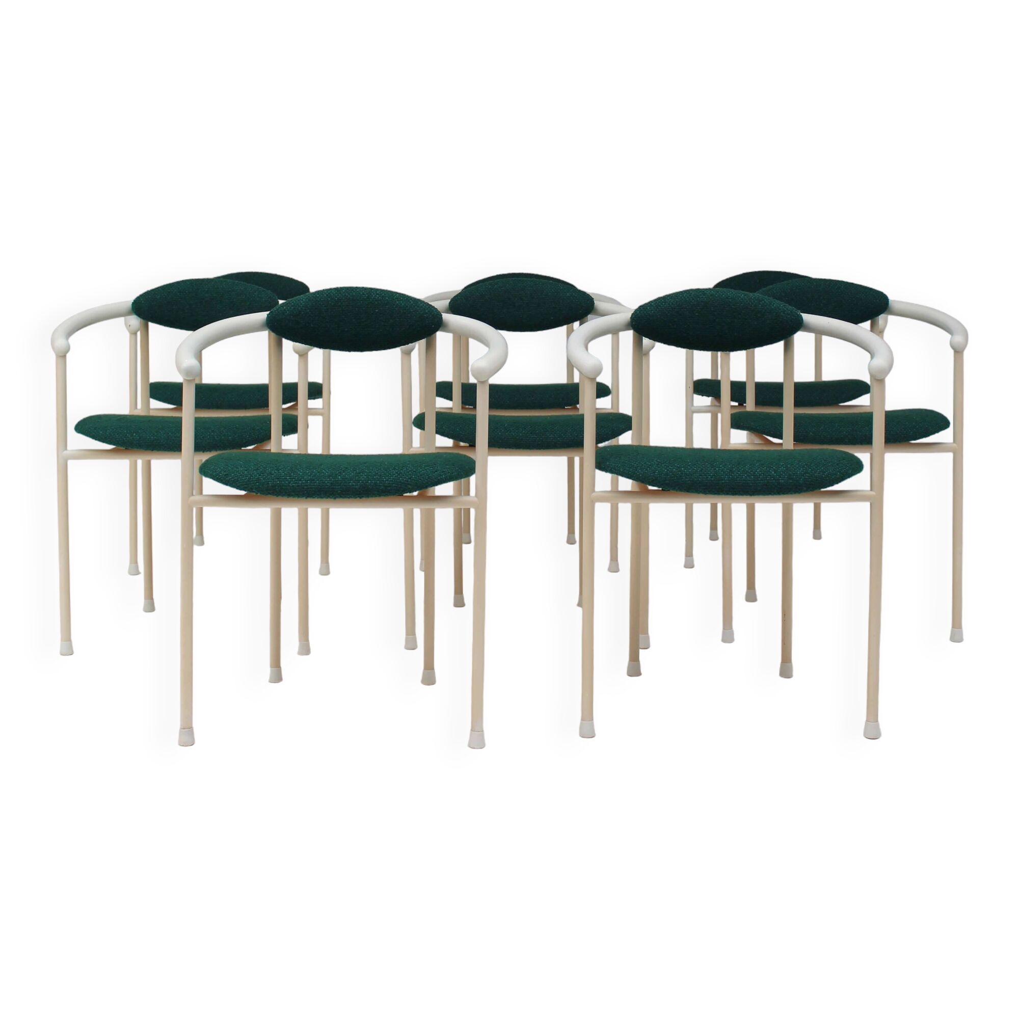 Set Italian dining chairs
