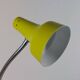 Yellow-green metal table lamp, 1950s.