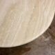 Travertine eye coffee table by Roche Bobois, 1970s