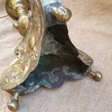 Pair of brass lamps xixème