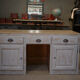 Countertop in gray patinated fir 1960