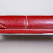 Bauhaus Sofa in Leather & Tubular Steel, 1930s