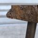 Solid oak tripod stool 1960