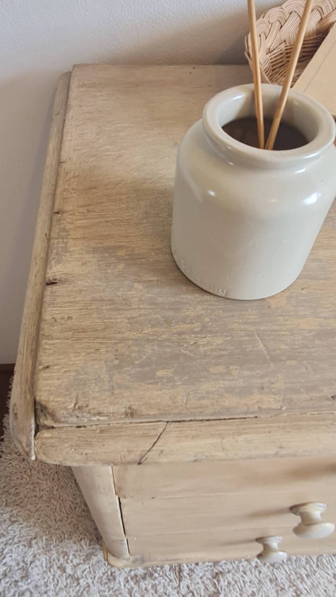 Commode ancienne de style anglais