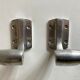 Pair of bathroom pads made of art deco aluminum cast iron