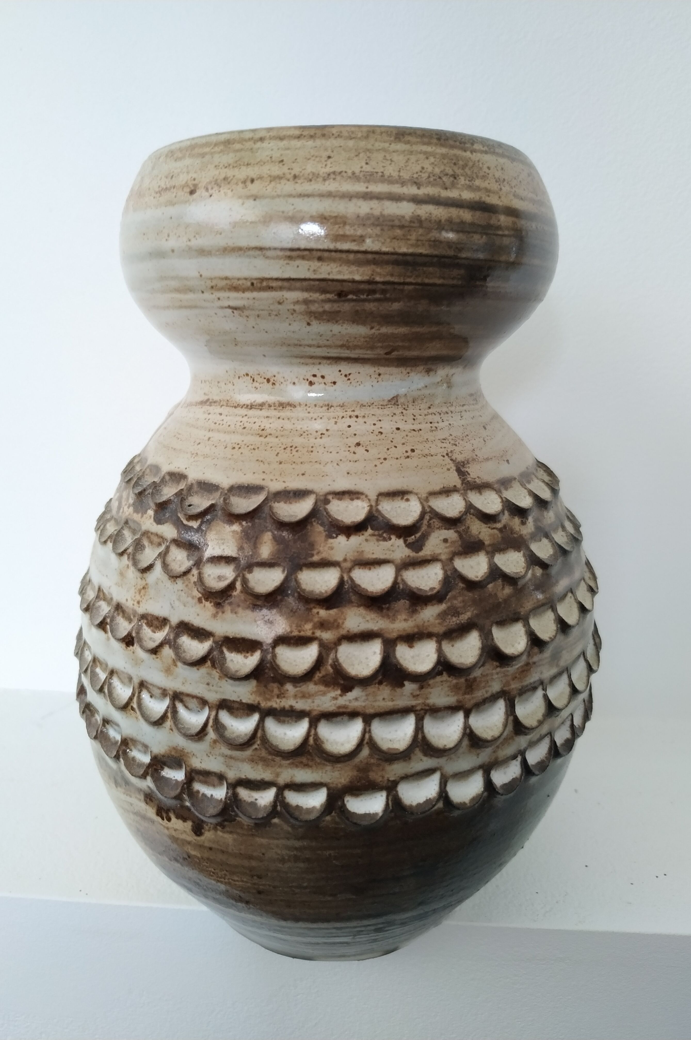 Pouchain vase Dieulefit Owl Ceramics 1950