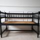 Banc en paille
