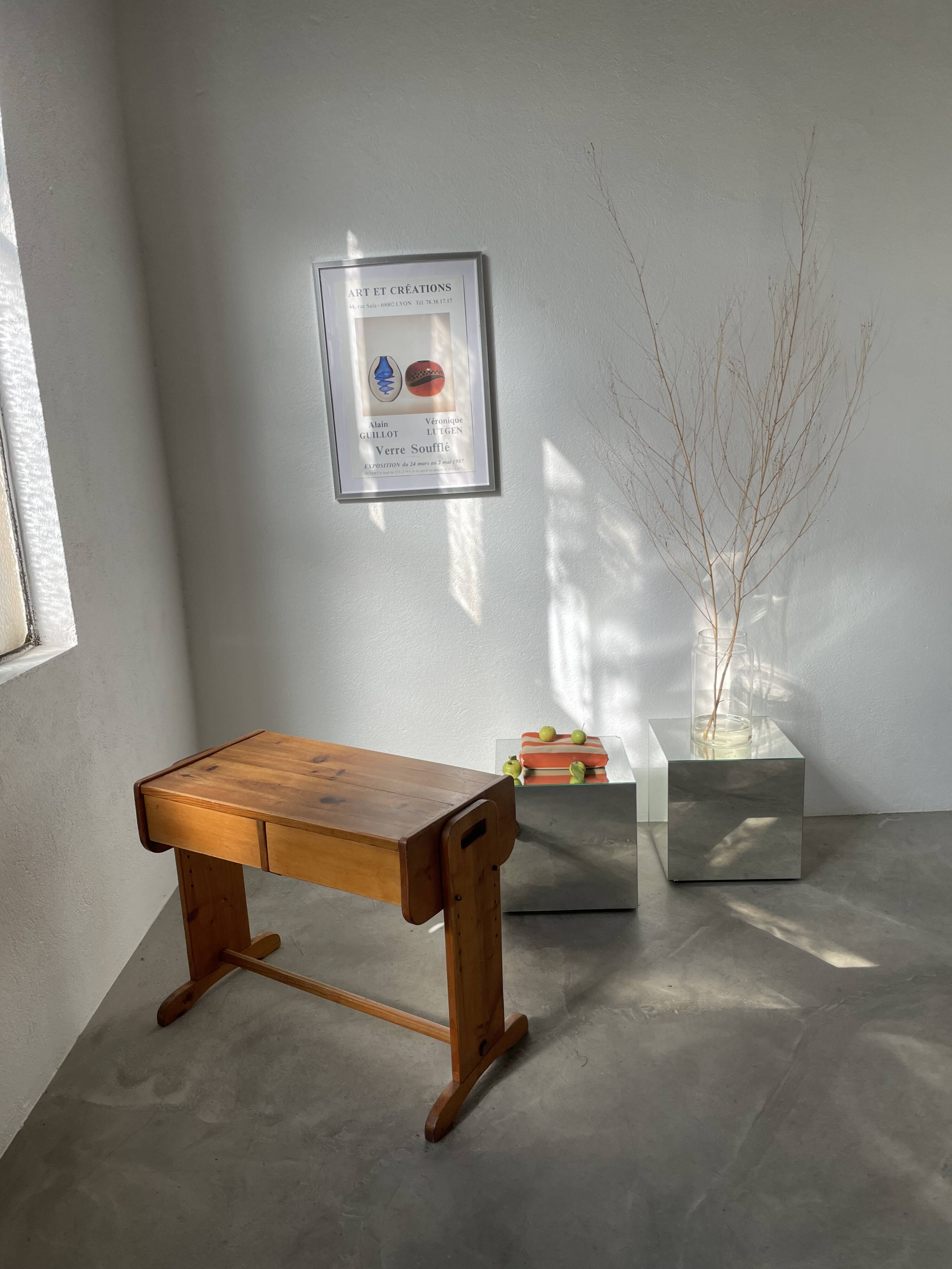 Children's pine desk from the 80s