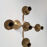 Antique brass candlestick 4 branches