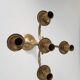 Antique brass candlestick 4 branches
