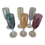 6 champagne flutes