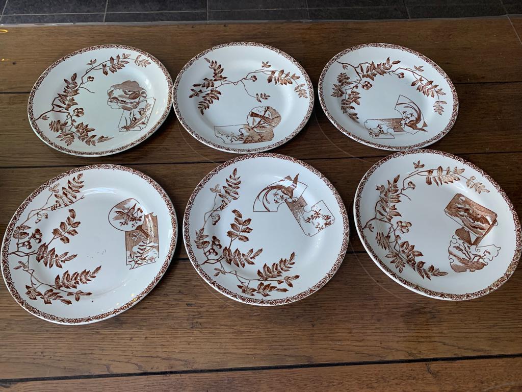 Series of 6 flat plates POP UP CHRISTMAS 2022