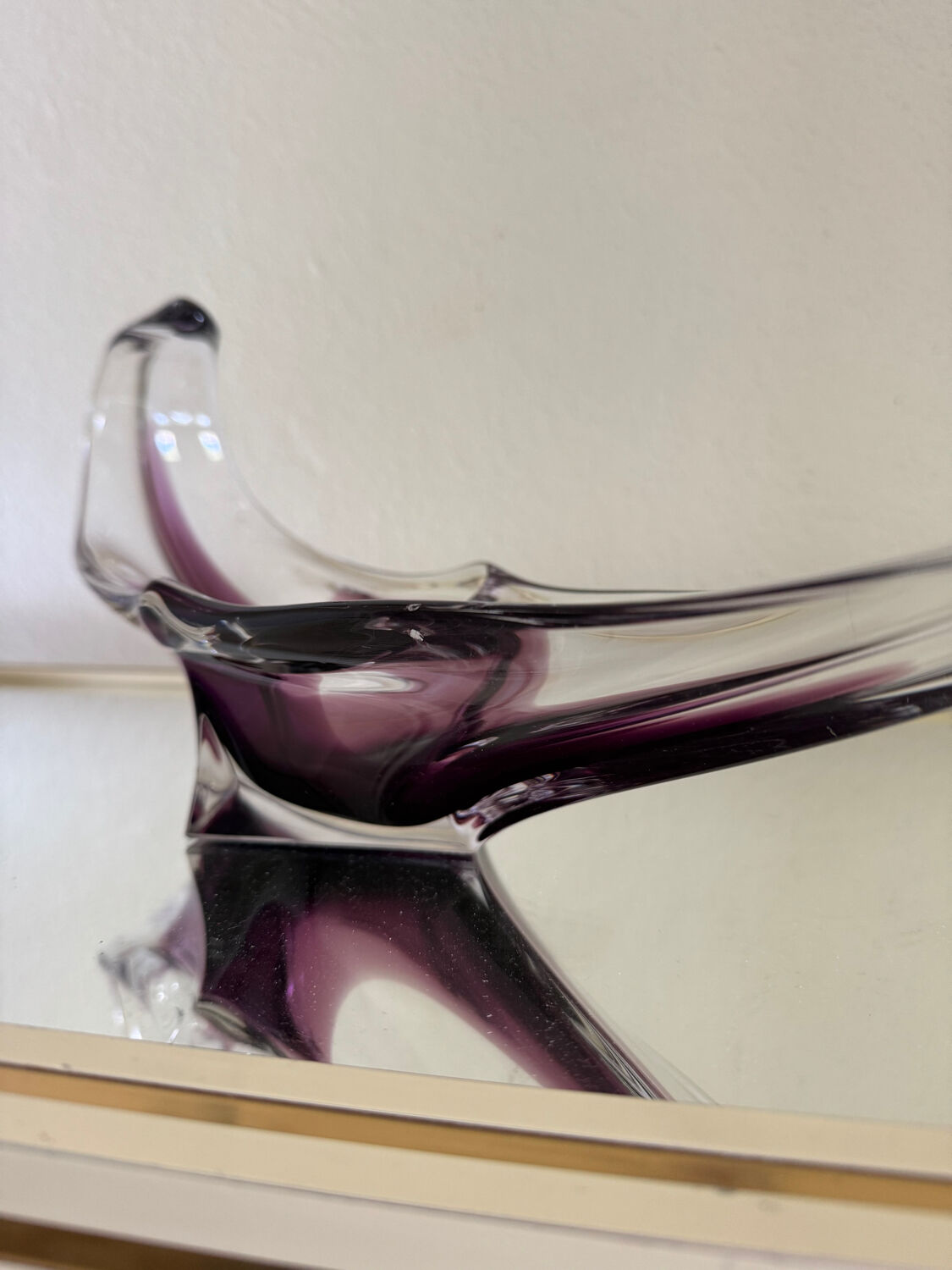 Amethyst crystal cup from the 70s