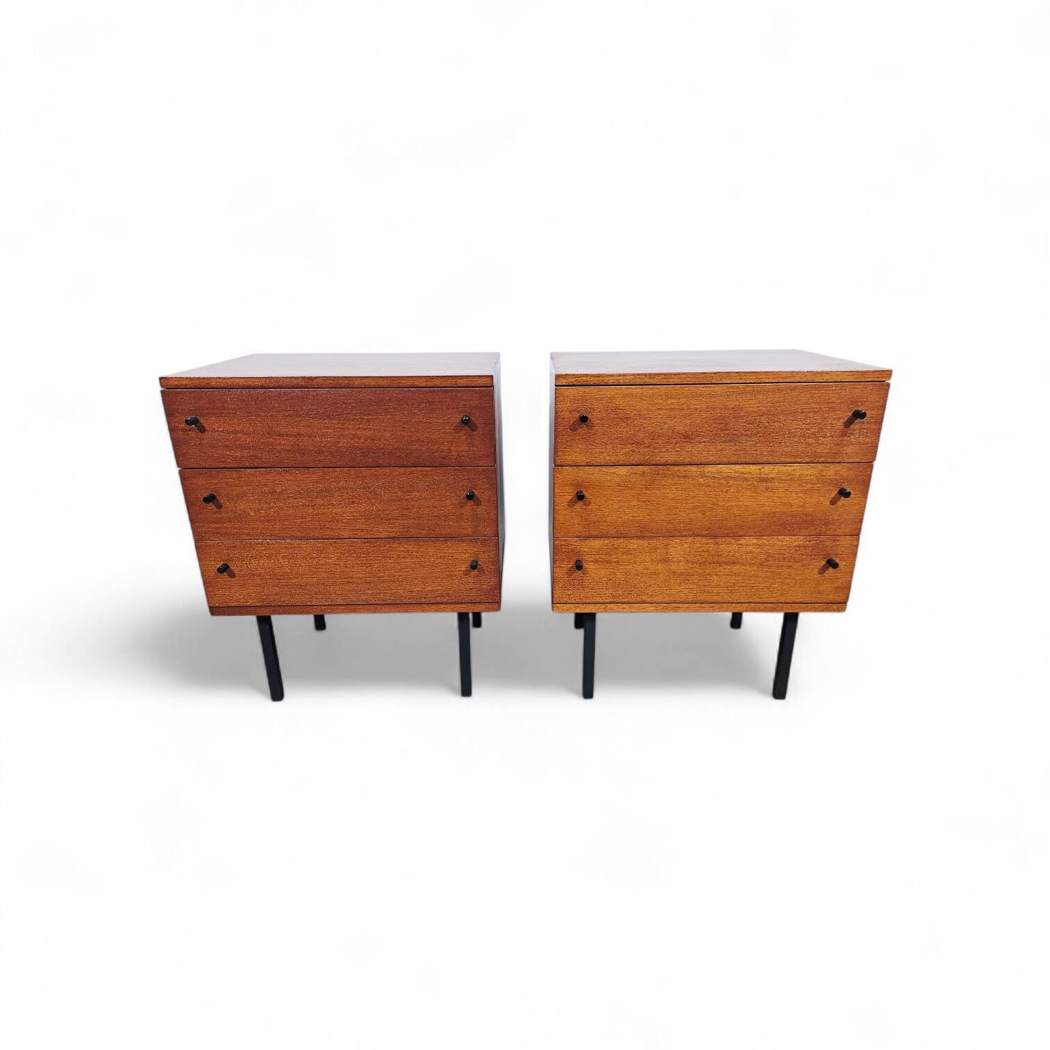 A pair of side cabinets, designed by Günter Renkel for REGO / Twen, Germany