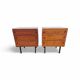 A pair of side cabinets, designed by Günter Renkel for REGO / Twen, Germany