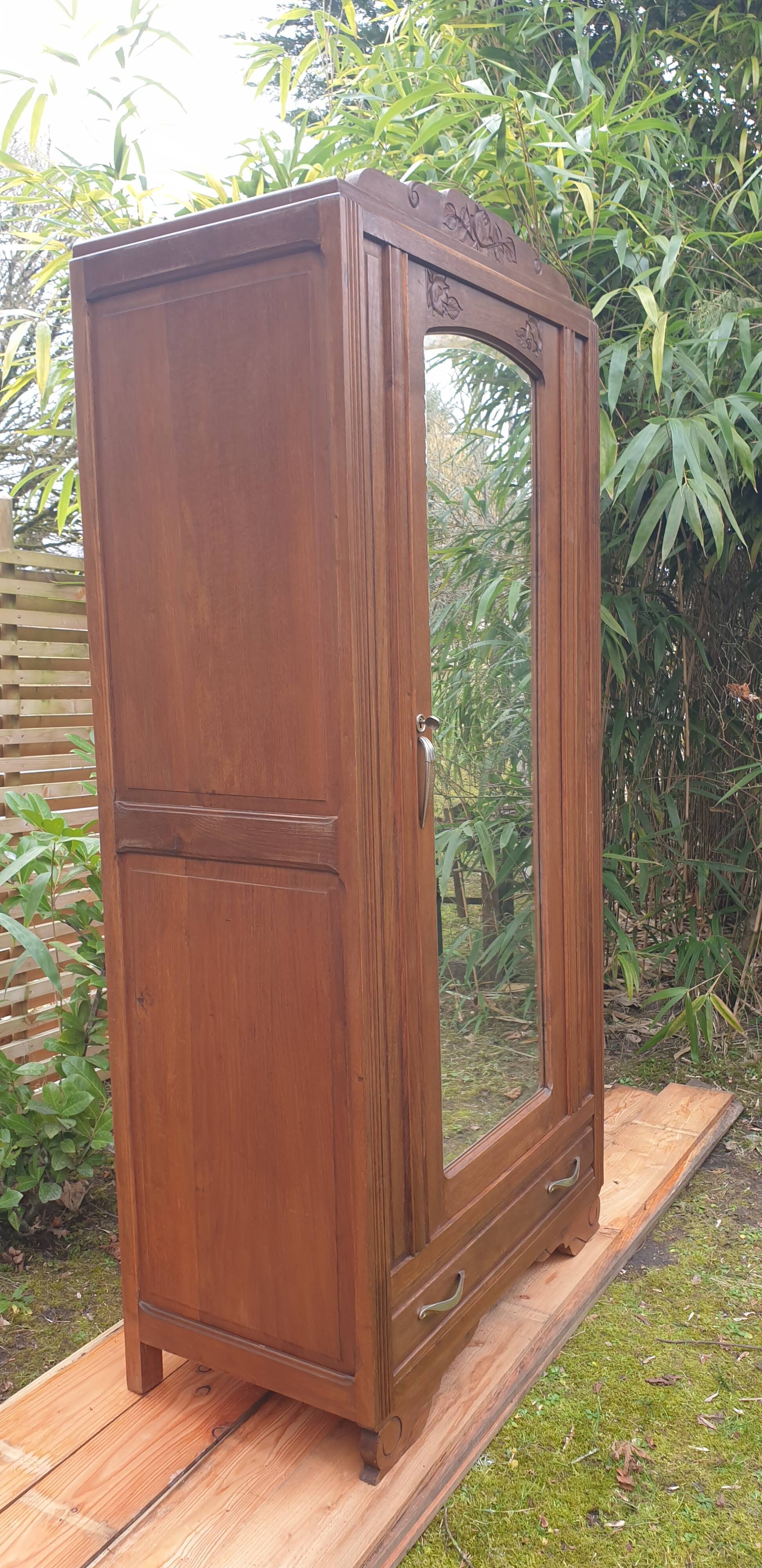 Oak cabinet wardrobe