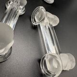 12 Baccarat crystal knife holders, Houdon model, 19th century.