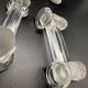 12 Baccarat crystal knife holders, Houdon model, 19th century.