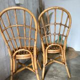 Pair of rattan chairs