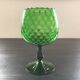 Photophore en verre vert