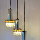 Raak Amsterdam Space 3-light cascade pendant light, age 70'